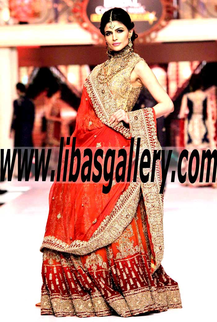 Bridal Wear 2015 Astonishing Bridal Dress with Stunning and Gorgeous Embellishments will make your wedding look opulent and picture perfect