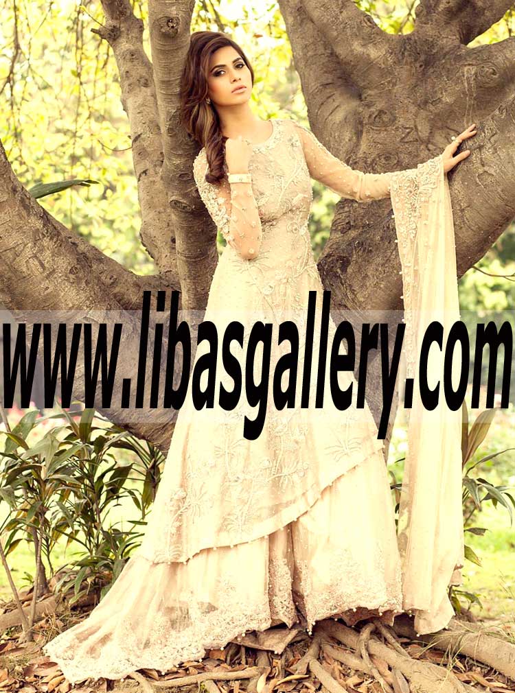 Prodigious Anarkali Dress for Wedding Events and Newlywed