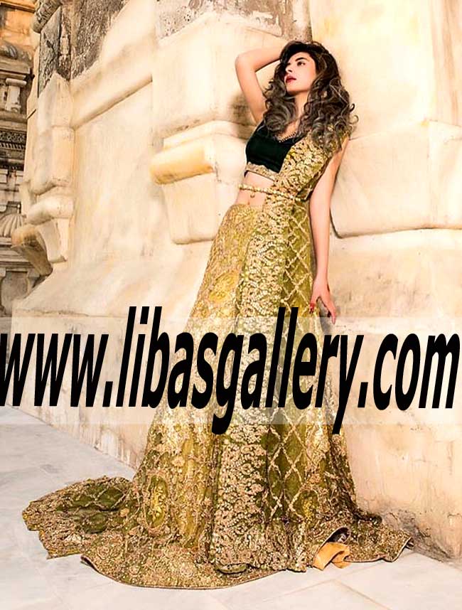 Imperial Class Bridal Dress for Wedding and Reception