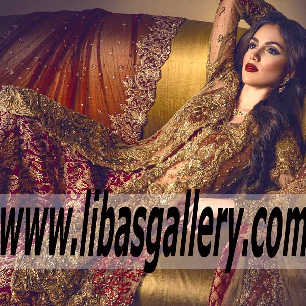 Beauteous Designer Bridal Lehenga for Nikah and Rukhsati