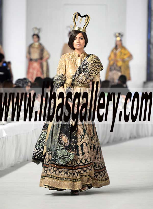 Outstanding Black color Bridal Dress Wedding Lehenga for Reception and Valima