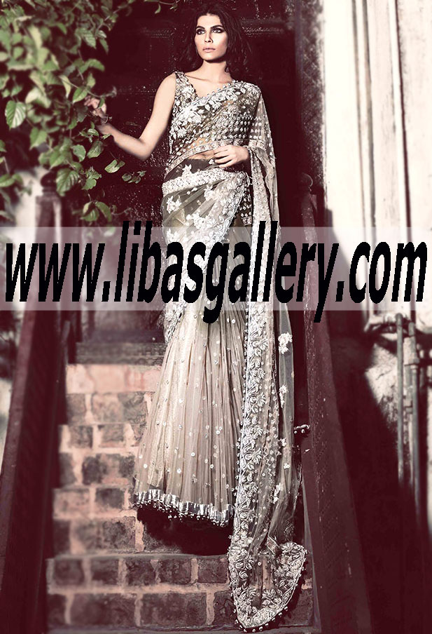 Bridal Wear 2015 Luxurious Bridal Saree