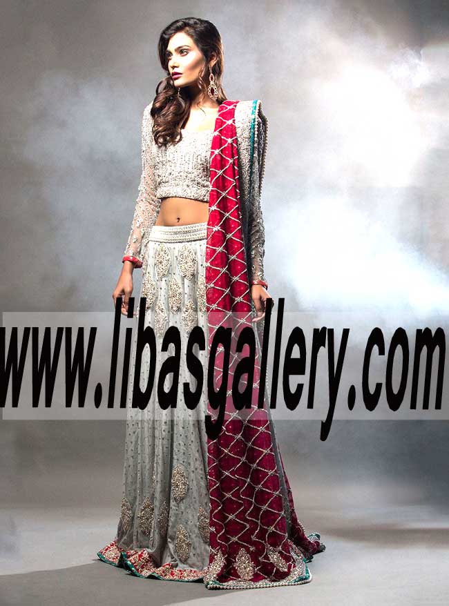 Wedding Lehenga Choli for Brides Designer Zainab Chottani Wedding Lehenga Cholis Iselin New Jersey USA