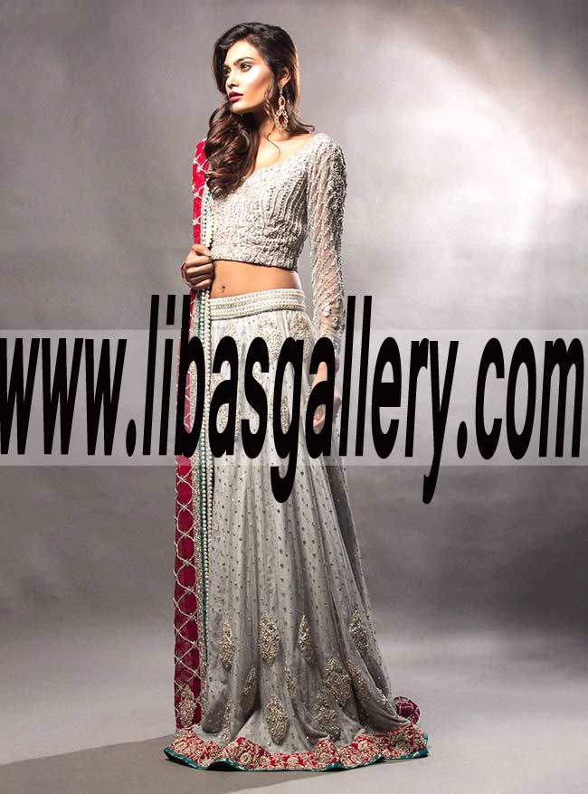 Modern Bridal Lehange CHOLI Dress for Reception and Special Occasions