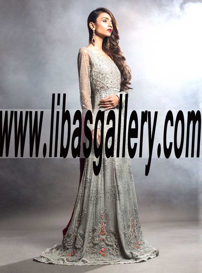 BEST FLOOR LENGTH Wedding Gown for Reception and Special Occasions