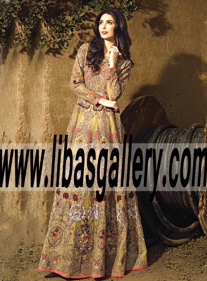 Erum Khan Bridal Gown, Erum Khan Wedding Gown, Erum Khan Gown Dresses, Erum Khan Gown Dress in Newcastle London UK