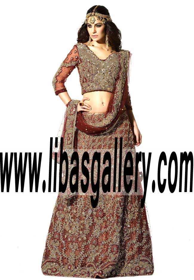 Precious Bridal Lehenga Dress for Barat or Rukhsati