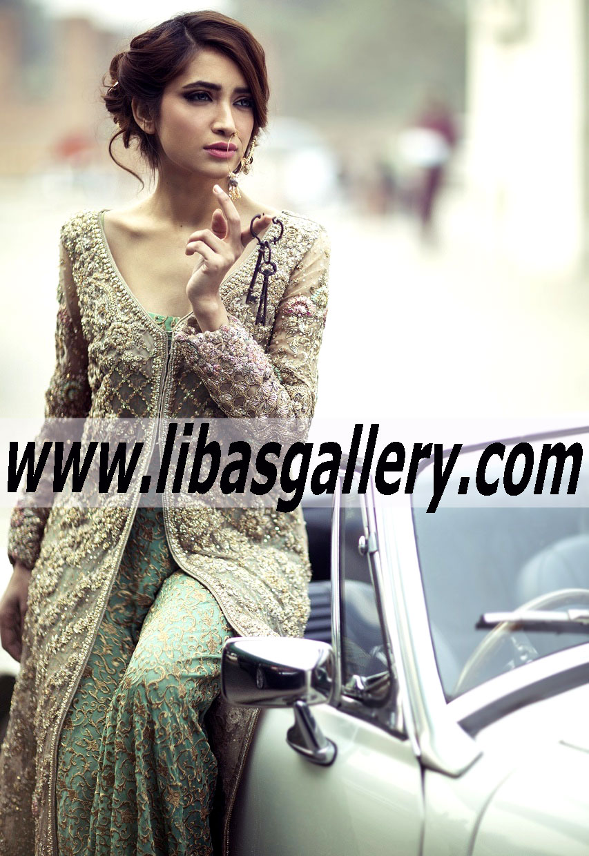 Bridal Wear 2015 ALLURING Heavy Embellished BRIDAL Dress