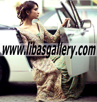 Bridal Wear 2015 ALLURING Heavy Embellished BRIDAL Dress