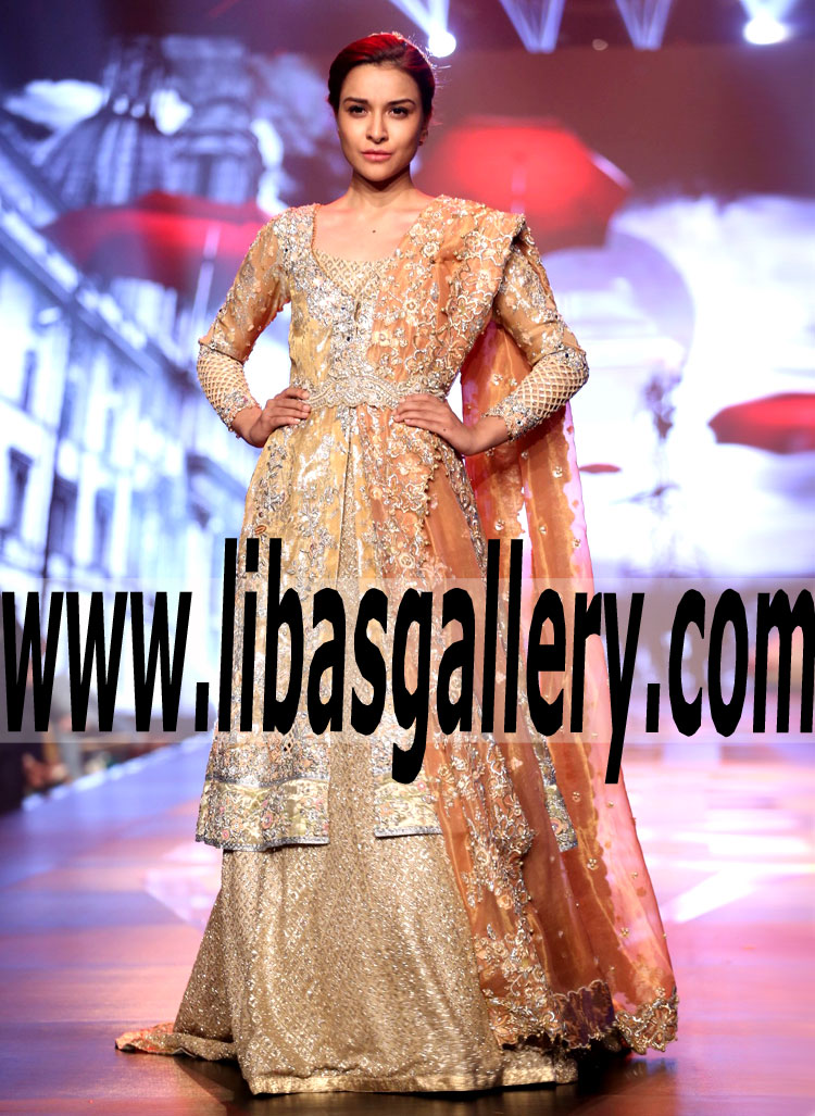 Teena Durrani Latest Bridal Dresses Collection 2017, Bridal Dresses Collection 2017, Teena Durrani Bridal Couture Week Collection Katy Texas TX US