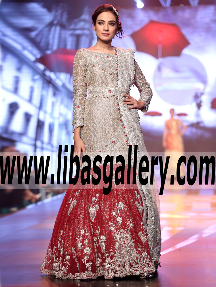 Teena Durrani Bridal Wear Bridal Dresses Pakistan Designer Teena Durrani Bridal Dress BCW Gold 2016 2017 Bridal Wear online Aylesbury UK