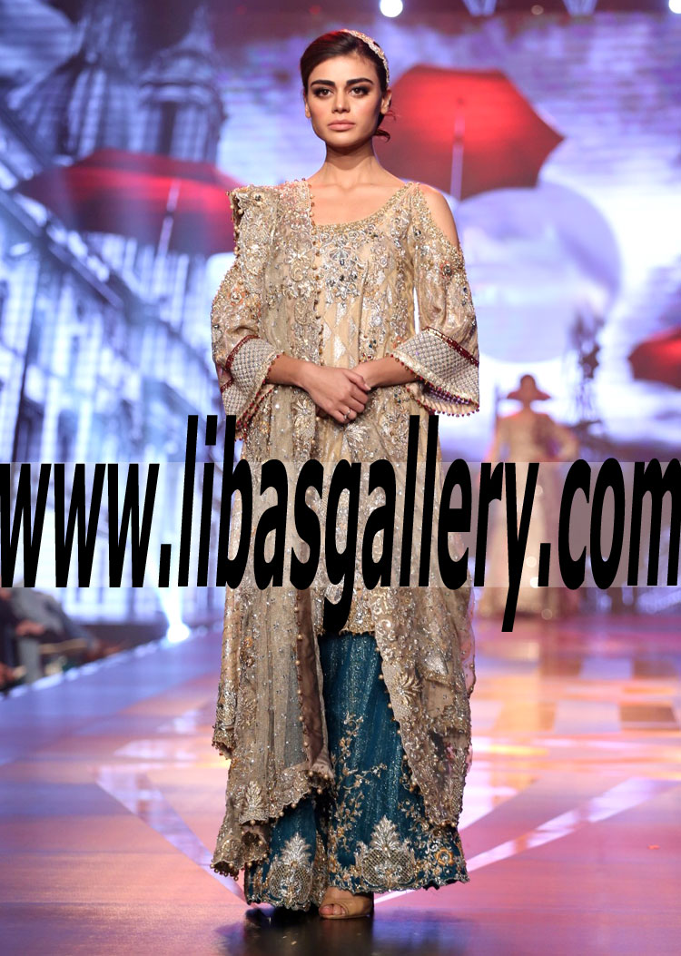 Teena Durrani Bridal Couture Week 2016 Wedding Party Dresses, Buy BCW Wedding Party Dresses at wholesale Price Online Alrayyan Qatar