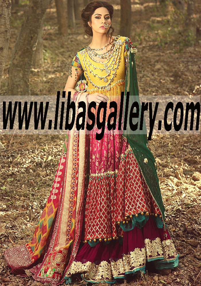 Bridal Wear 2015 PLEASANT FESTIVE ANARKALI DRESS