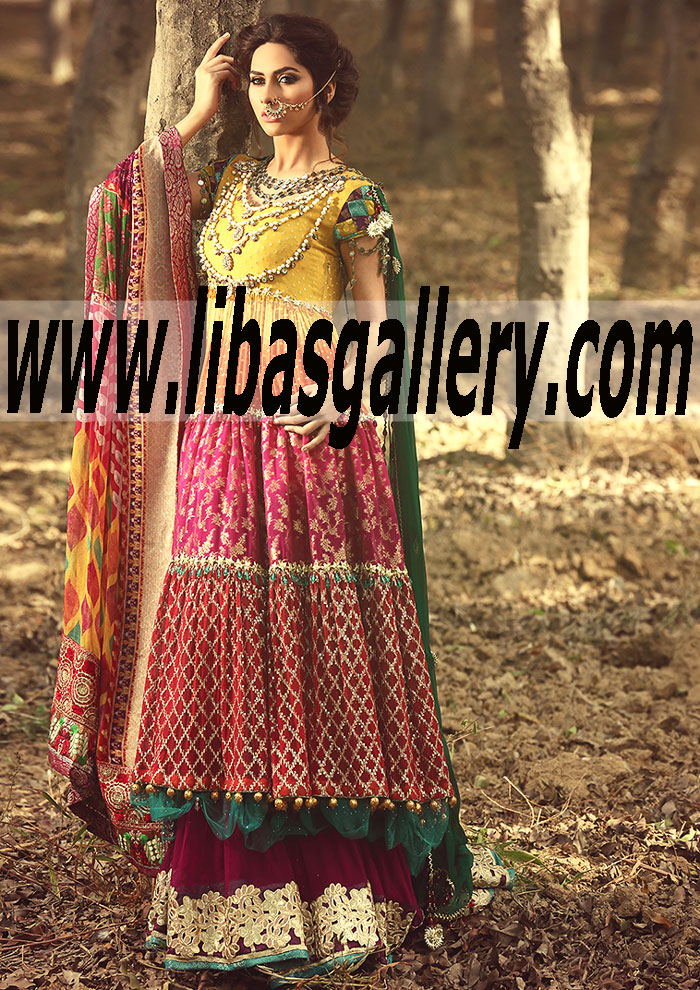 Bridal Wear 2015 PLEASANT FESTIVE ANARKALI DRESS