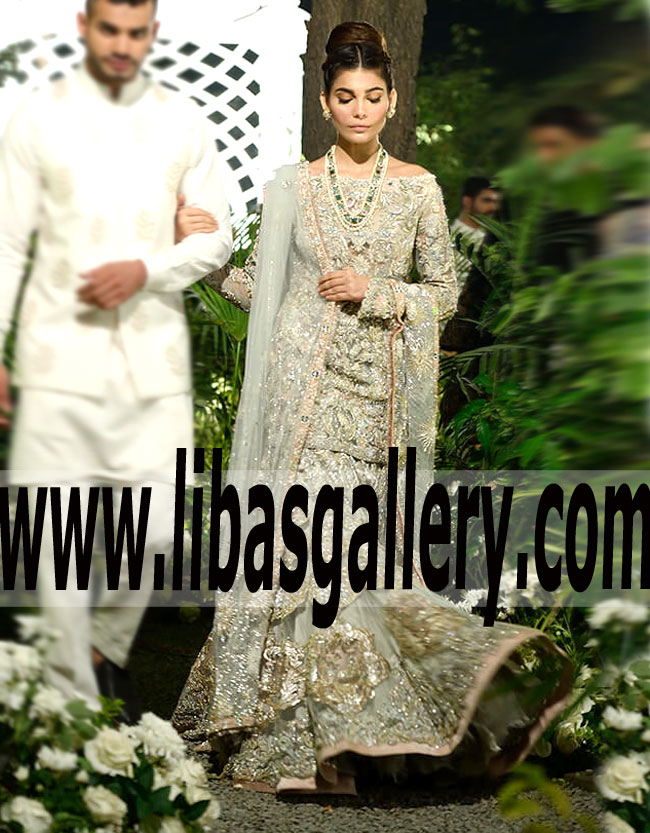 Glamorous BRIDAL WEAR 2016 Wedding Lehenga for Valima or Reception