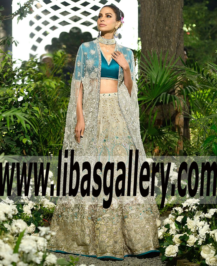 2017 New Arrival Elegant Designer Gorgeous Wedding Lehenga Dress for Valima and Reception