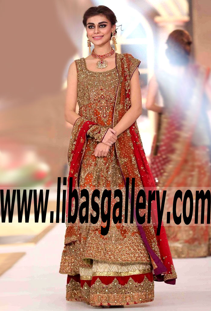 Aisha Imran Designer Bridal Anarkalis Designer Wedding Anarkalis Orlando Florida USA Buy Pakistani Designer Bridal Dresses