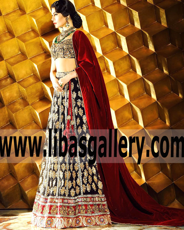 Maheen Ghani Taseer Traditional Bridal Dresses Bridal Lehenga Dresses The Best Online Designer Maheen Taseer PFDC Bridal Wear shop Soho Road UK