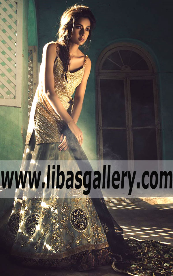 Stunning ROMANOV Bridal Dress for Walima and Reception