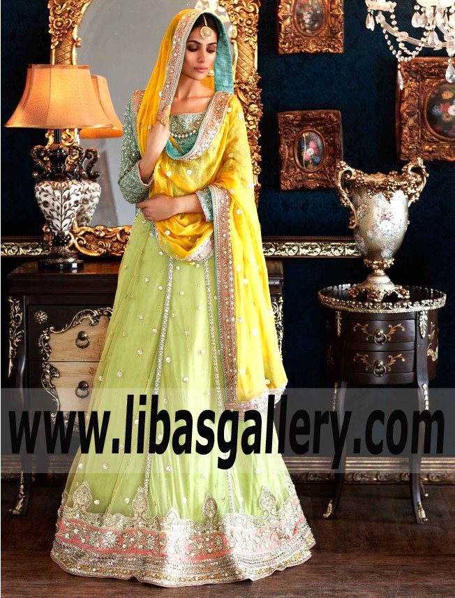 MARIA.B Designer Wedding Gown Chester Pennsylvannia PA US Anarkali Gown Dresses for Wedding and Special Occasions
