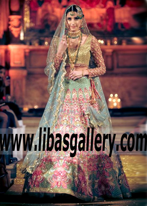 Nomi Ansari Sensational Floral Dresses | Flowery, Latest Nomi Ansari Bridal Wear Lehenga Dresses | Buy Now in Soho Road UK