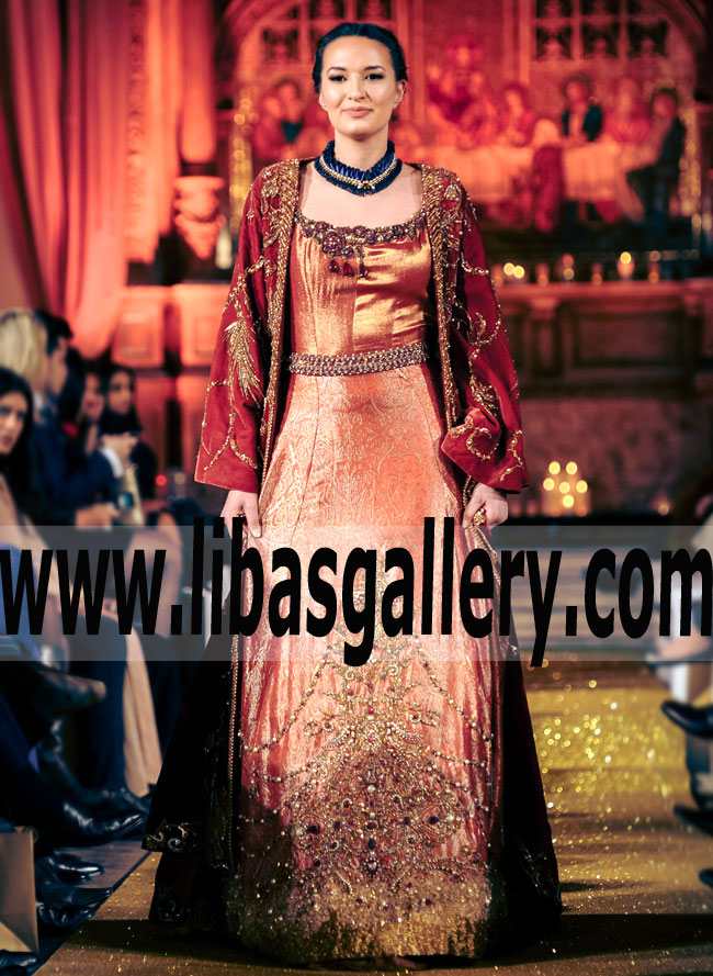 Nilofer Shahid, wedding dresses 2017 | exquisite collection at Fashion Parade London - libasgallery Select