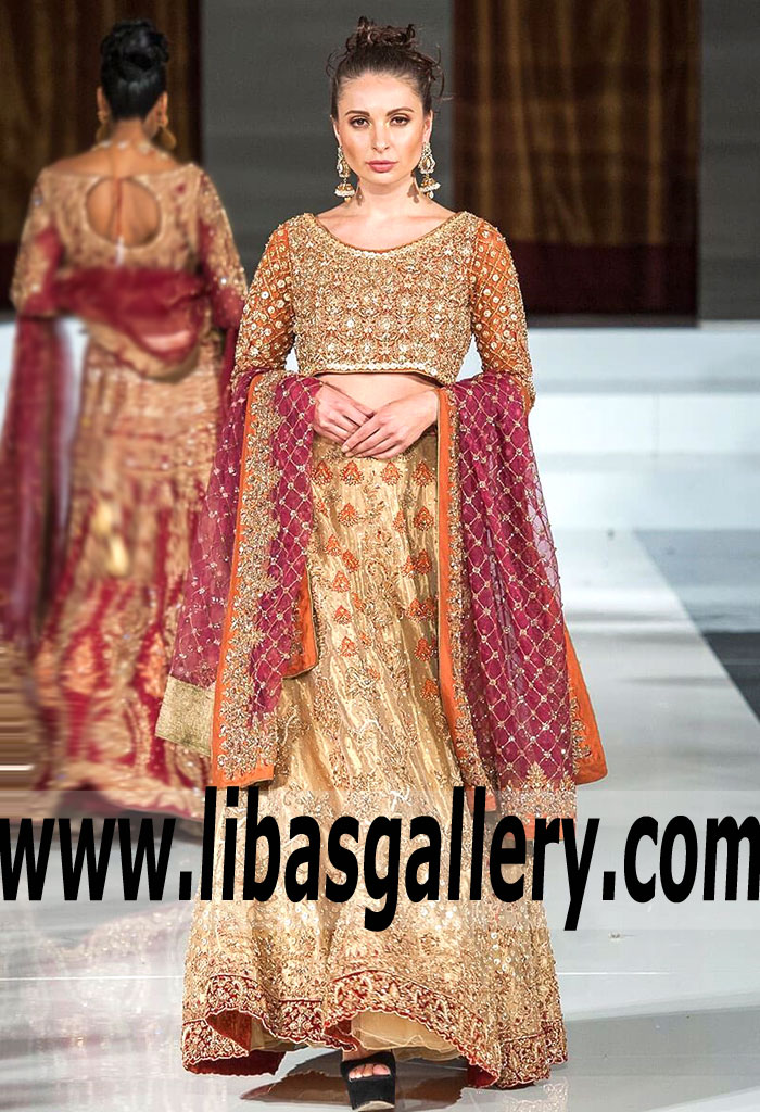 Gorgeous Burlywood Tansy Wedding Lehenga