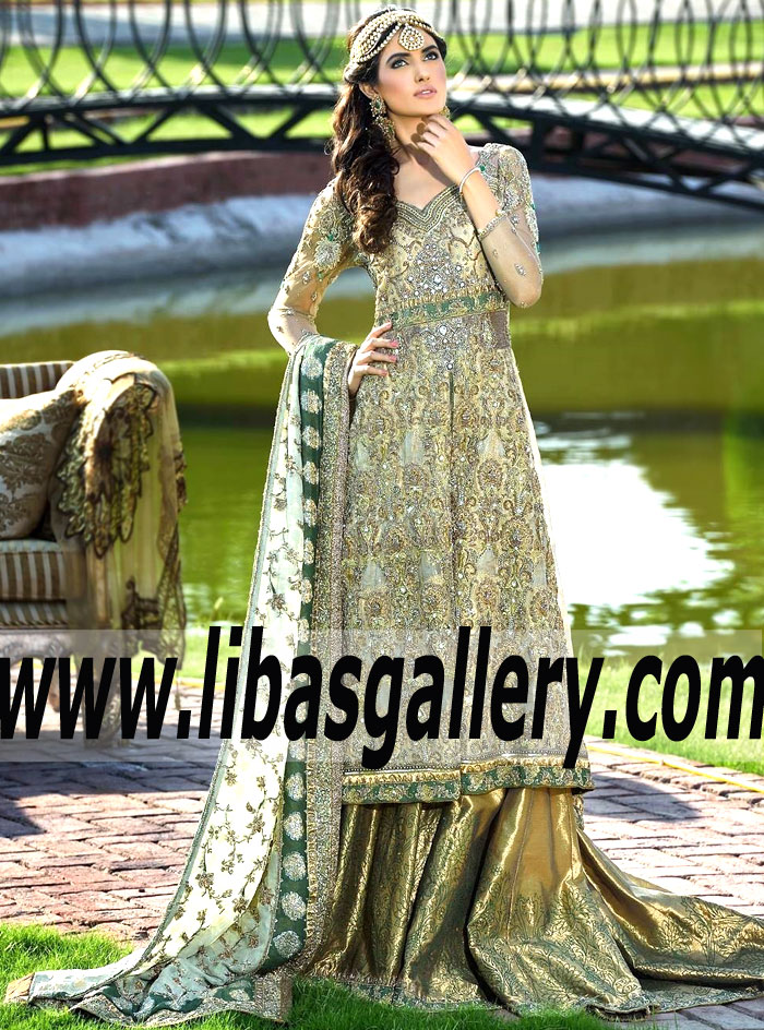 Prominent Gold Montana Asian Bridal Gown