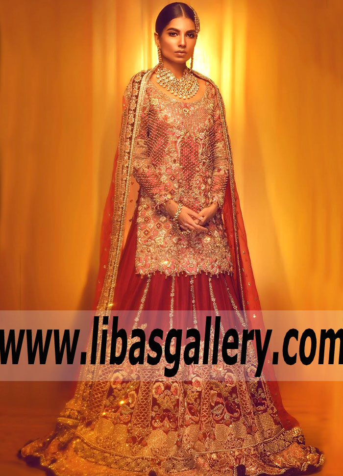 Tena Durrani Bridal Wear Pakistani Bridal Dresses Designer Bridal Dress Lehenga UK, USA, Canada , Australia