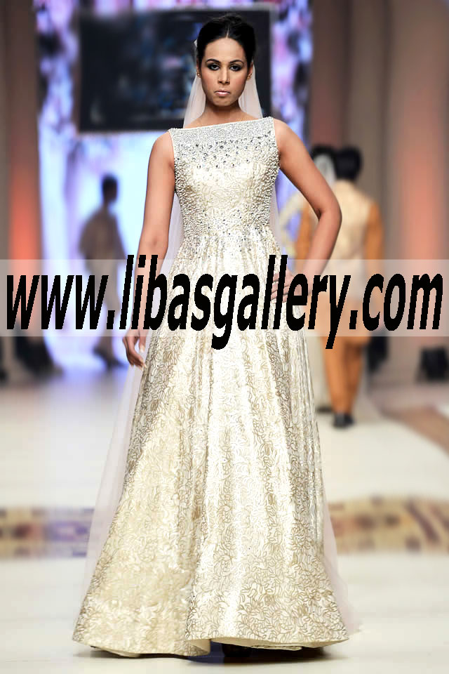 Bridal Wear 2015 REMARKABLE DESIGNER ANARKALI Dress for Formal and Special Occasions