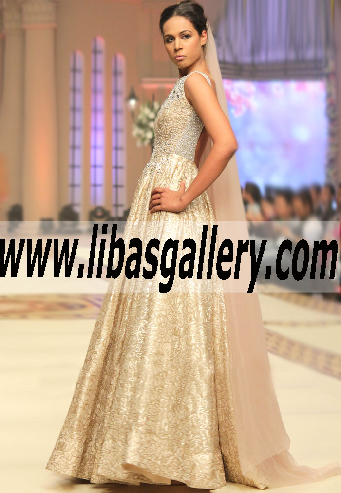 Bridal Wear 2015 REMARKABLE DESIGNER ANARKALI Dress for Formal and Special Occasions