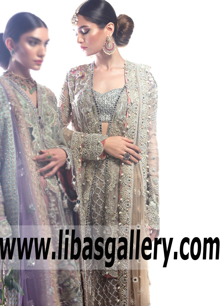 Style Evolution Champagne Campanula Wedding Sharara