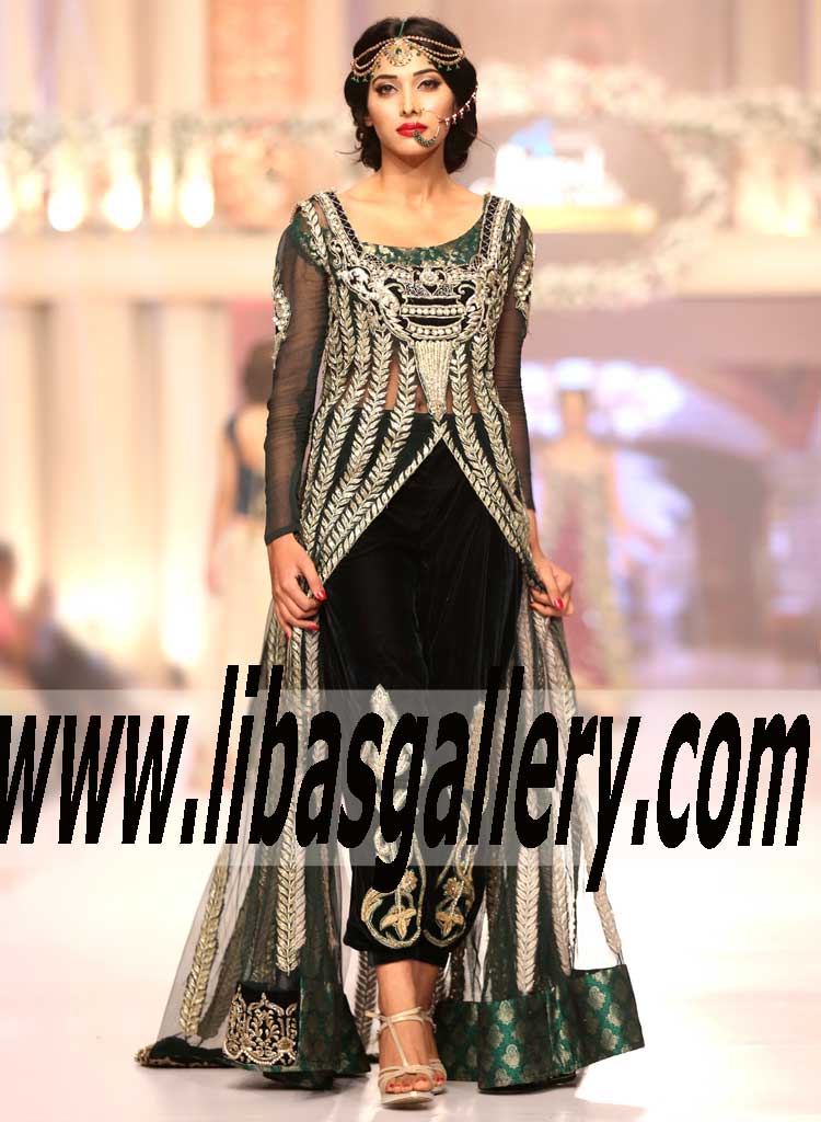 Bridal Wear 2015 ANGELIC Bridal Couture Anarkali Dress for Next Major Events