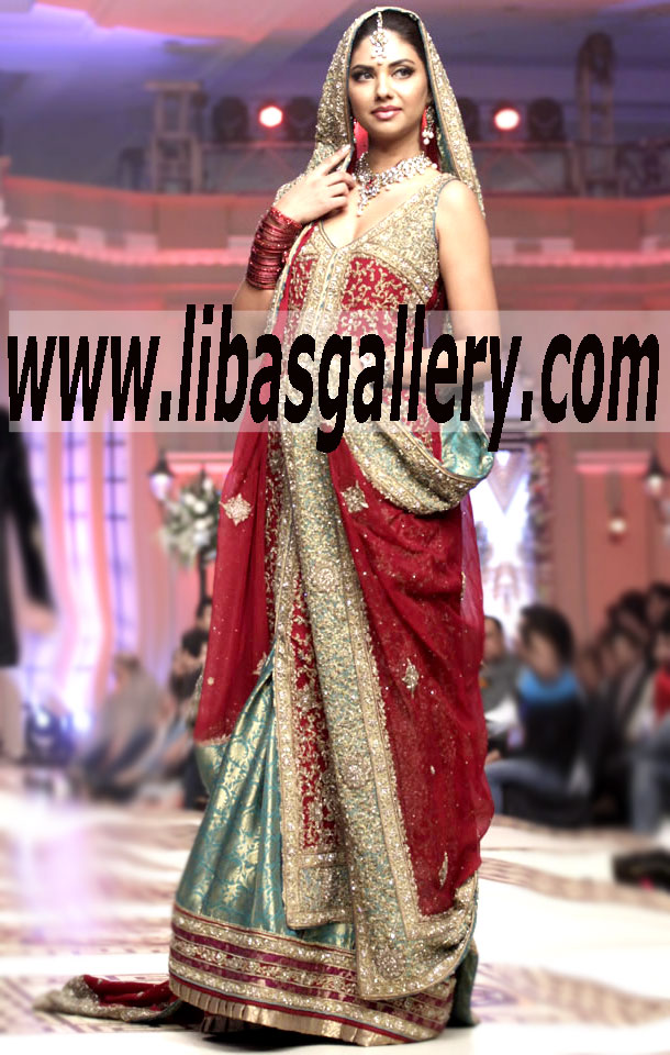 Bridal Wear 2015 Stunning Wedding Lehenga for bride