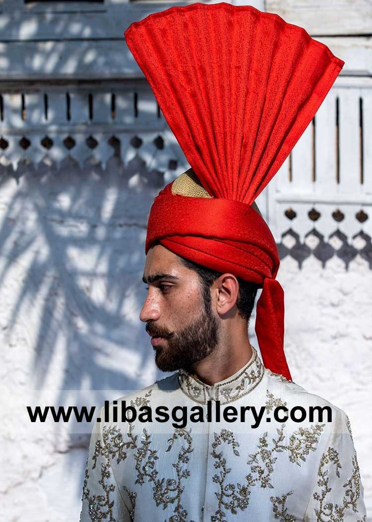 Red Kulla for Groom Nikah Special Moments