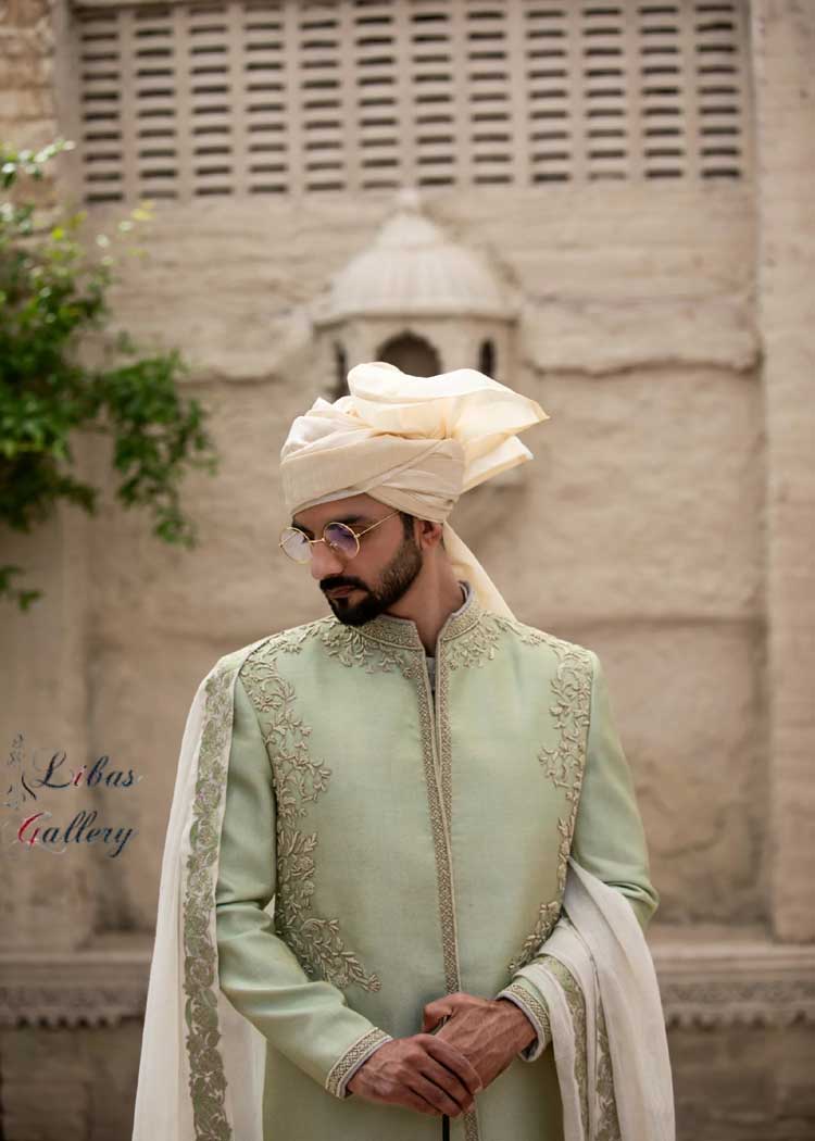 Regal Wedding turban Groom Nikah