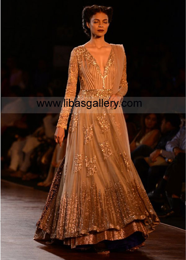 Dusty Gold Malawi Indian Wedding Dresses