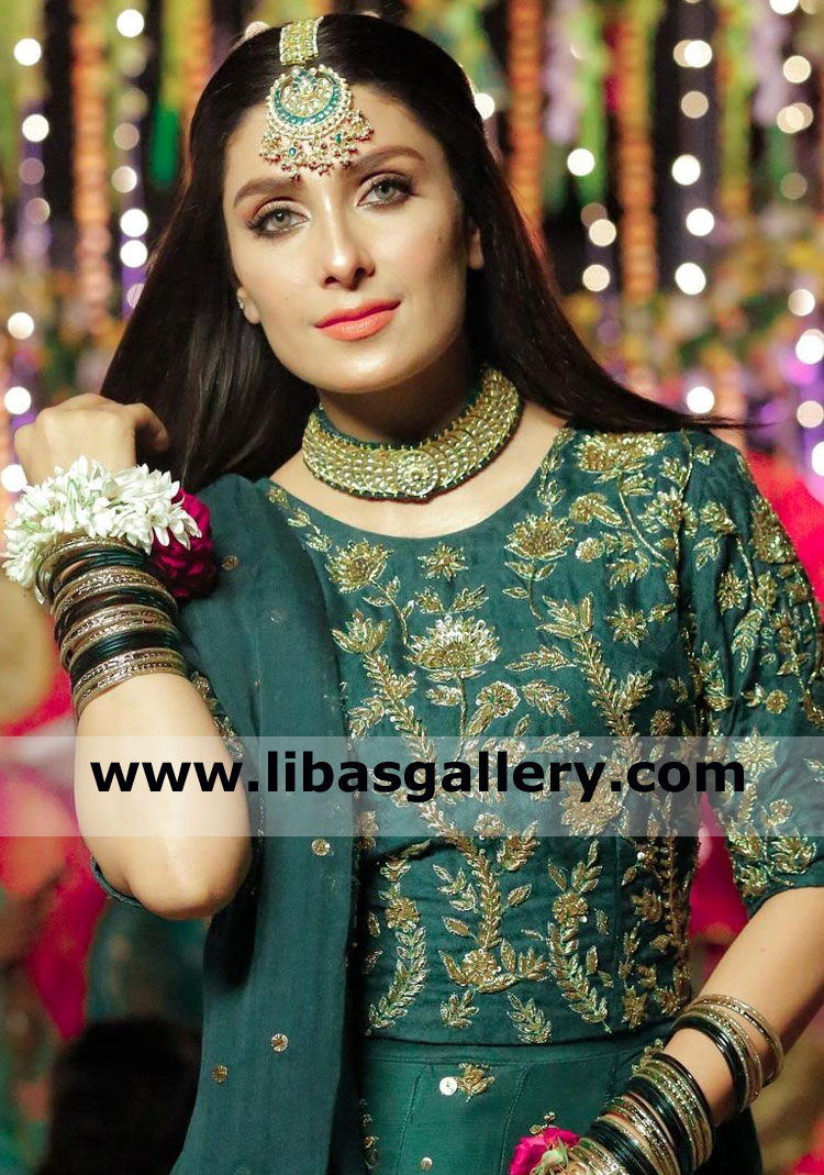 Emerald green and ruby red gold plated 925 sterling wedding jewellery design ayeza khan fresh face girl wearing order online france switzerland germany Emerald green and ruby red gold plated 925 sterling wedding jewellery design ayeza khan fresh face girl wearing order online france switzerland germany