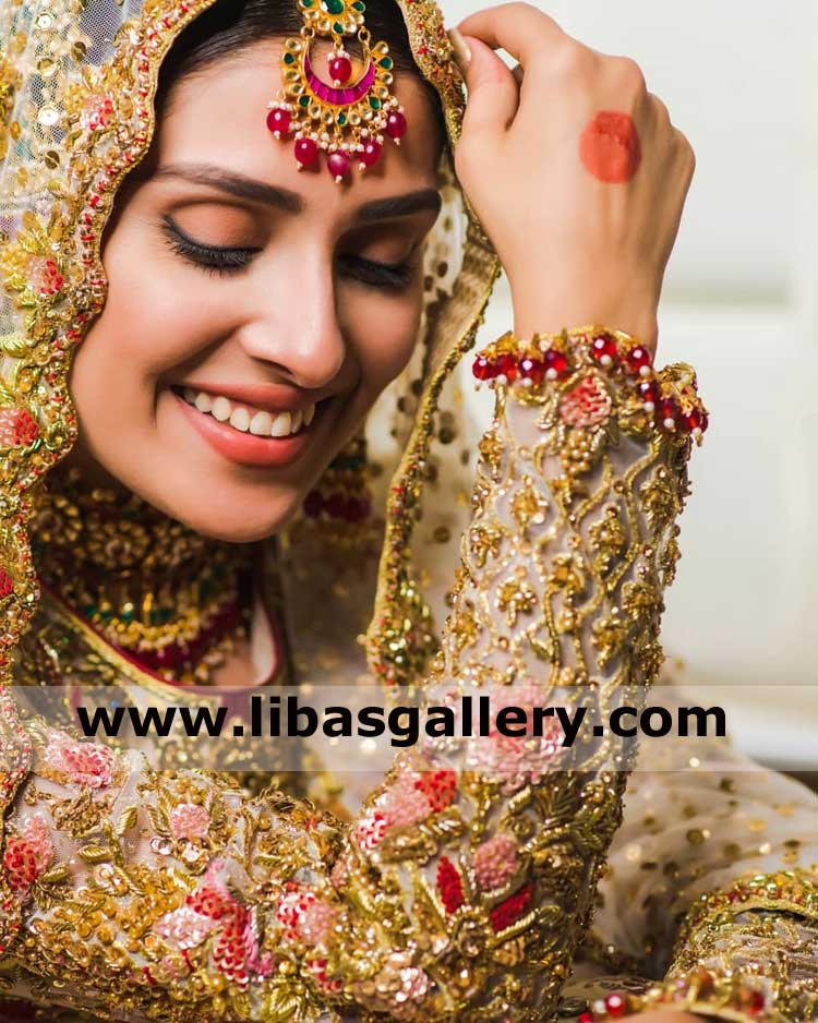 hand made jewellery set for women nikah walima day