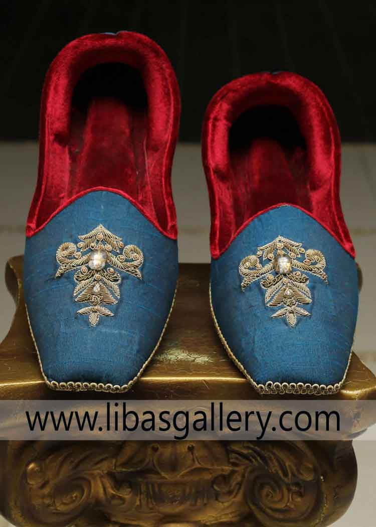 Groom Embroidered Wedding day Khussa Design