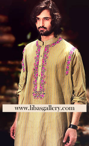 Khaki kurta