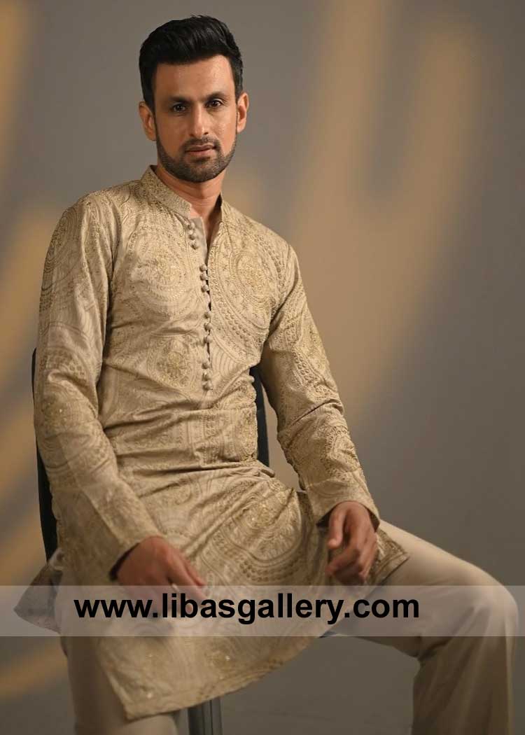 Heavy embroidery beautiful Eid and Occasion Kurta Suit