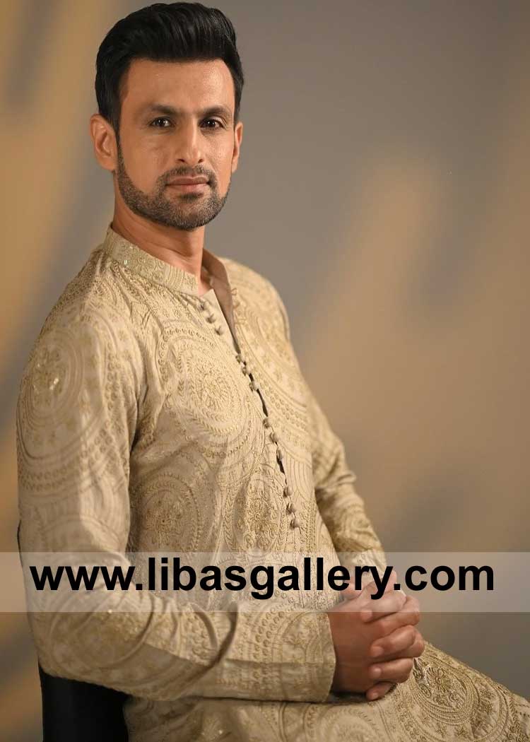 Heavy embroidery beautiful Eid and Occasion Kurta Suit