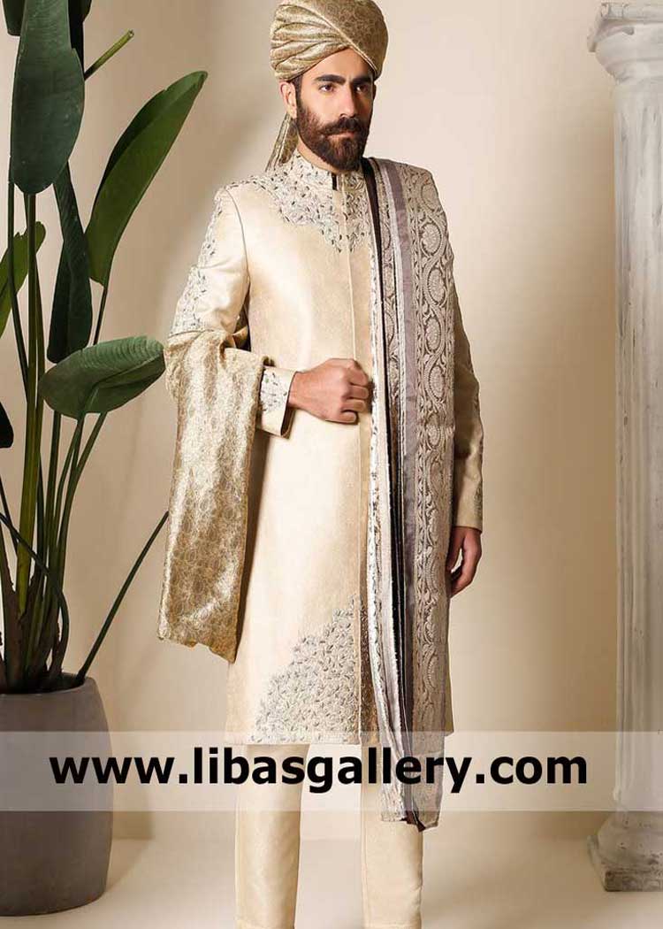 Exquisite Groom Embroidered Shawl Timeless Elegance and Craftsmanship