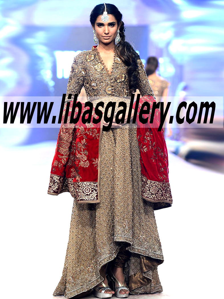 Shop Sana Safinaz Bridal dresses for any and every occasion. From Bridal Wear To Wedding Lehenga Bridal Ghagra and Sharara Anarkali Suits Pishwas, casual  to work dresses in UK USA Canada Australia