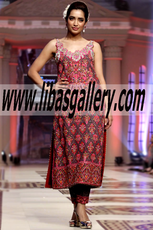 Umar Sayeed evening wedding dresses 2015 bridal signature collection 2015 sleeveless wedding dress style Shalwar kameez Buy in Sydney, Australia 