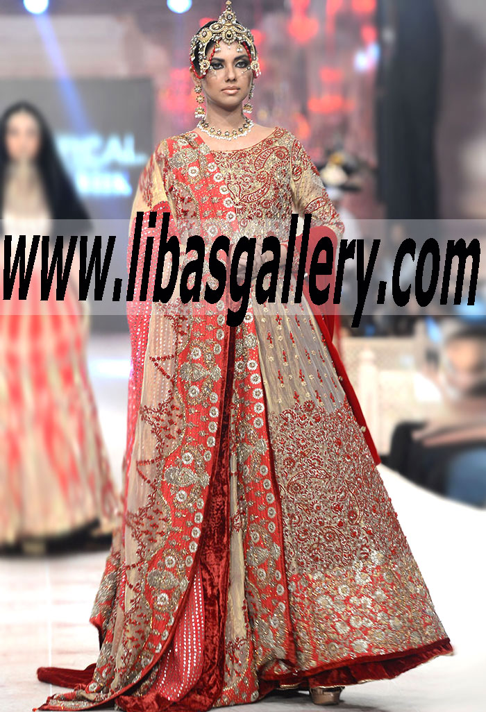 Designer Ali Xeeshan Bridal Dresses|Find your best Bridal Dress Online|Ali Xeeshan | Love this look in in Sydney, Brisbane, Melbourne, Adelaide, Darwin and Perth Australia