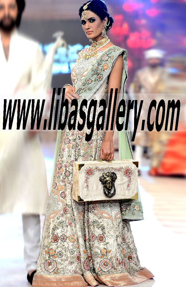 Perhaps the loveliest wedding dress this season at Bridal Fashion Week