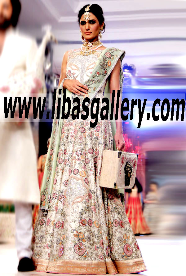 Perhaps the loveliest wedding dress this season at Bridal Fashion Week