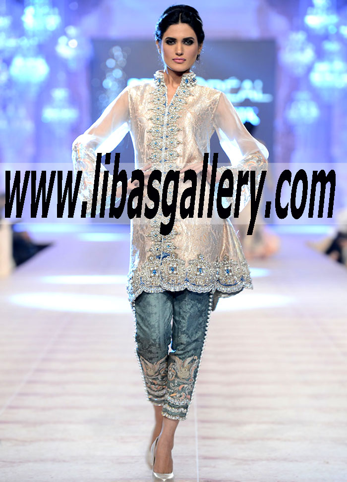 Buy Online Designer Ammara Khan Bridal Dresses Party Wedding Dresses Sherwani Kurta L`oreal Bridal Couture Week PFDC Bridal Fashion Week Karachi 2014 2015